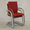 Sample Sale 135 2 pieces Dining chair / Meeting chair Stackable Red