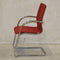 Sample Sale 135 2 pieces Dining chair / Meeting chair Stackable Red