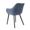 Sample Sale 184 - Dining Chair Boston Vegan Leather - Indigo Dining Chair