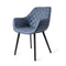 Sample Sale 184 - Dining Chair Boston Vegan Leather - Indigo Dining Chair
