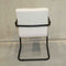 Sample Sale 186 Dining room chair / Meeting chair White Boucle with Black frame