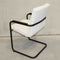 Sample Sale 186 Dining room chair / Meeting chair White Boucle with Black frame