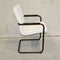 Sample Sale 186 Dining room chair / Meeting chair White Boucle with Black frame