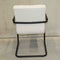 Sample Sale 186 Dining room chair / Meeting chair White Boucle with Black frame