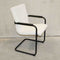 Sample Sale 186 Dining room chair / Meeting chair White Boucle with Black frame