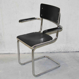 Sample Sale 188 Dining Chair / Meeting Chair Black Sled Frame School