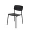 Sample Sale 202 Dining chair Wooden Design Bianca - Straight back - Black