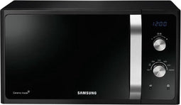 SAMSUNG - 28l solo magnetron / Elektromechanische bediening / Geëmailleerde keramische binnenruimte / Draaitafelstopfunctie / Steamer / F