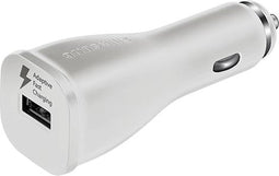 Samsung Adaptive Fast Charging Single USB Autolader Micro USB 1.5 Meter 2A - Wit
