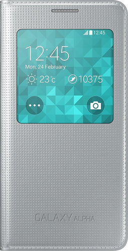 Samsung Alpha View Cover Silver