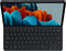 Samsung Bookcover Hoesje Keyboard - Tab S7 / S8 - Zwart