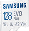 Samsung EVO Plus - Micro SD Kaart - Inclusief SD Adapter - 130 MB/s - 128 GB