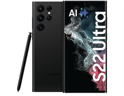 Samsung F-AMZBS908KMEP Galaxy S22 Ultra 5G, Unlocked, Inclusief oplader, Android Smartphone zonder SIM 256GB Display 6.8¹ Dynamic AMOLED 2X, 5 camera's, 108MP, Phantom Black 2022