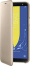 Samsung Flip Wallet - Samsung J6 - Goud