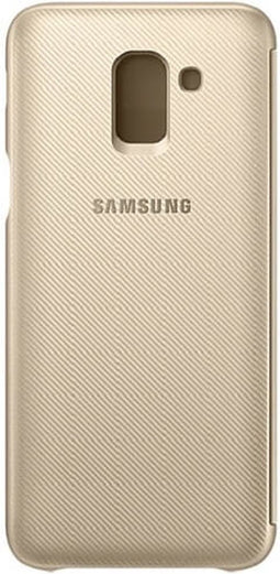 Samsung Flip Wallet - Samsung J6 - Goud
