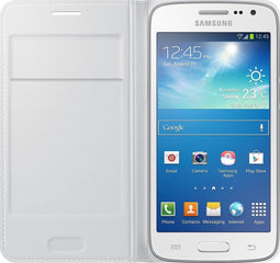 Samsung Flip Wallet voor Samsung G386 Galaxy Core LTE - Wit