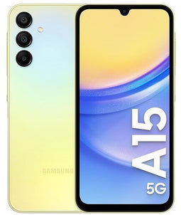 Samsung Galaxy A A15 5G, 4GB ram, 128GB opslag Geel