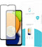 Samsung Galaxy A03 screenprotector - Full Cover - Gehard glas - Zwart - Just in Case