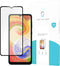 Samsung Galaxy A04 screenprotector - Full Cover - Gehard glas - Zwart - Just in Case