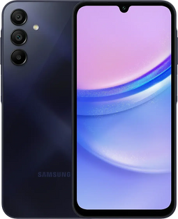 Samsung Galaxy A15 4G, 8GB ram, 256GB opslag Blauw, Zwart