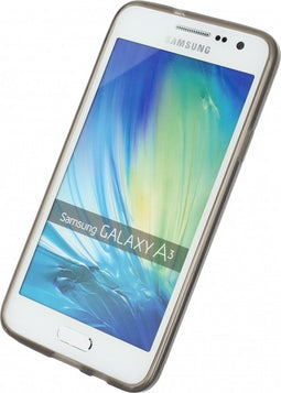 Samsung Galaxy A3 (2015) Hoesje - Xccess - Serie - TPU Backcover - Zwart - Hoesje Geschikt Voor Samsung Galaxy A3 (2015)