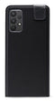 Samsung Galaxy A32 4G Flipcase (omlaag) hoesje - Mobilize - Effen Zwart - Kunstleer