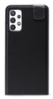 Samsung Galaxy A32 5G Flipcase (omlaag) hoesje - Mobilize - Effen Zwart - Kunstleer