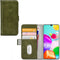 Samsung Galaxy A41 Hoesje - Mobilize - Elite Gelly Serie - Kunstlederen Bookcase - Groen - Hoesje Geschikt Voor Samsung Galaxy A41