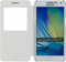 Samsung Galaxy A5 (2015) Hoesje - Rock - Uni Side Serie - Hard Kunststof Bookcase - Wit - Hoesje Geschikt Voor Samsung Galaxy A5 (2015)