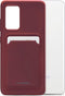 Samsung Galaxy A52 Hoesje - Mobilize - Rubber Gelly Card Serie - TPU Backcover - Bordeaux Rood - Hoesje Geschikt Voor Samsung Galaxy A52