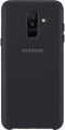 Samsung Galaxy A6+ (2018) Hoesje - Samsung - Dual Layer Serie - Hard Kunststof Backcover - Zwart - Hoesje Geschikt Voor Samsung Galaxy A6+ (2018)