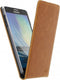 Samsung Galaxy A7 (2015) Hoesje - Mobilize - Premium Magnet Serie - Kunstlederen Flipcase - Bruin - Hoesje Geschikt Voor Samsung Galaxy A7 (2015)