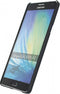 Samsung Galaxy A7 (2015) Hoesje - Xccess - Metallic Serie - Hard Kunststof Backcover - Zwart - Hoesje Geschikt Voor Samsung Galaxy A7 (2015)