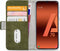 Samsung Galaxy A70 Hoesje - Mobilize - Elite Gelly Serie - Kunstlederen Bookcase - Groen - Hoesje Geschikt Voor Samsung Galaxy A70