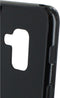 Samsung Galaxy A8 (2018) hoesje - Schokabsorberend TPU - Grip Coating - Zwart - Mobiparts