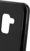 Samsung Galaxy A8 (2018) hoesje - Schokabsorberend TPU - Grip Coating - Zwart - Mobiparts