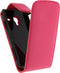 Samsung Galaxy Ace 2 Hoesje - Xccess - Serie - Kunstlederen Flipcase - Roze - Hoesje Geschikt Voor Samsung Galaxy Ace 2