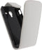 Samsung Galaxy Ace 2 Hoesje - Xccess - Serie - Kunstlederen Flipcase - Wit - Hoesje Geschikt Voor Samsung Galaxy Ace 2