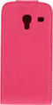 Samsung Galaxy Ace 2 Hoesje - Xccess - Serie - Kunstlederen Flipcase - Roze - Hoesje Geschikt Voor Samsung Galaxy Ace 2