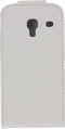 Samsung Galaxy Ace 2 Hoesje - Xccess - Serie - Kunstlederen Flipcase - Wit - Hoesje Geschikt Voor Samsung Galaxy Ace 2