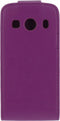 Samsung Galaxy Ace 4 Hoesje - Xccess - Serie - Kunstlederen Flipcase - Paars - Hoesje Geschikt Voor Samsung Galaxy Ace 4