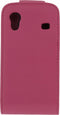 Samsung Galaxy Ace Hoesje - Xccess - Serie - Kunstlederen Flipcase - Roze - Hoesje Geschikt Voor Samsung Galaxy Ace