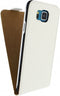 Samsung Galaxy Alpha Hoesje - Mobilize - Ultra Slim Serie - Kunstlederen Flipcase - Wit - Hoesje Geschikt Voor Samsung Galaxy Alpha