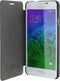 Samsung Galaxy Alpha Hoesje - Rock - Uni Side Serie - Kunstlederen Bookcase - Zwart - Hoesje Geschikt Voor Samsung Galaxy Alpha