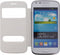 Samsung Galaxy Core Hoesje - Mobilize - S-View Serie - Hard Kunststof Bookcase - Wit - Hoesje Geschikt Voor Samsung Galaxy Core
