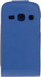 Samsung Galaxy Fame S6810 Hoesje - Xccess - Serie - Kunstlederen Flipcase - Blauw - Hoesje Geschikt Voor Samsung Galaxy Fame S6810