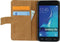 Samsung Galaxy J1 (2016) Hoesje - Mobilize - Classic Serie - Kunstlederen Bookcase - Wit - Hoesje Geschikt Voor Samsung Galaxy J1 (2016)