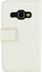 Samsung Galaxy J1 (2016) Hoesje - Mobilize - Classic Serie - Kunstlederen Bookcase - Wit - Hoesje Geschikt Voor Samsung Galaxy J1 (2016)