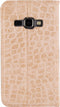 Samsung Galaxy J1 (2016) Hoesje - Mobilize - Premium Gelly Serie - Kunstlederen Bookcase - Coral Pink Alligator - Hoesje Geschikt Voor Samsung Galaxy J1 (2016)