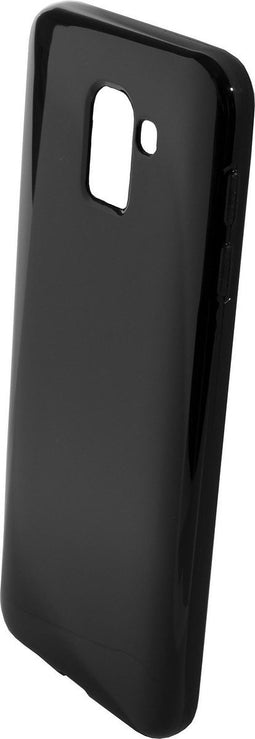 Samsung Galaxy J6 (2018) hoesje - Schokabsorberend TPU - Grip Coating - Zwart - Mobiparts